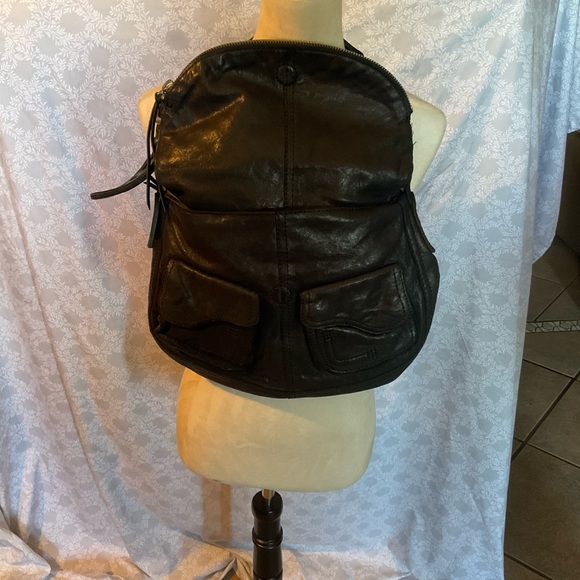 Lucky Brand Black Shoulder Bag Structured Design - Picture 2 of 11